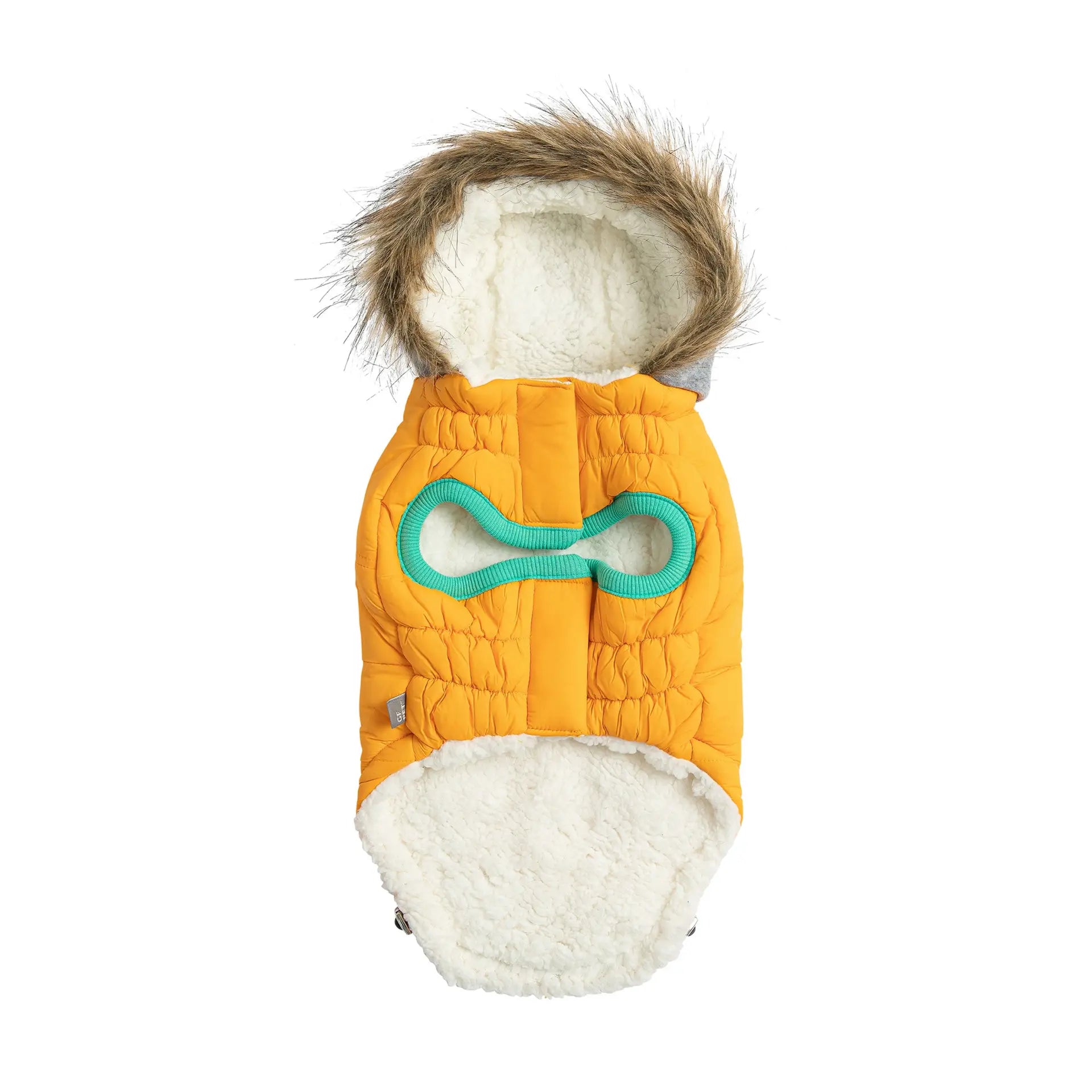 Cosy Pooch Winter Sailor Parka - Yellow