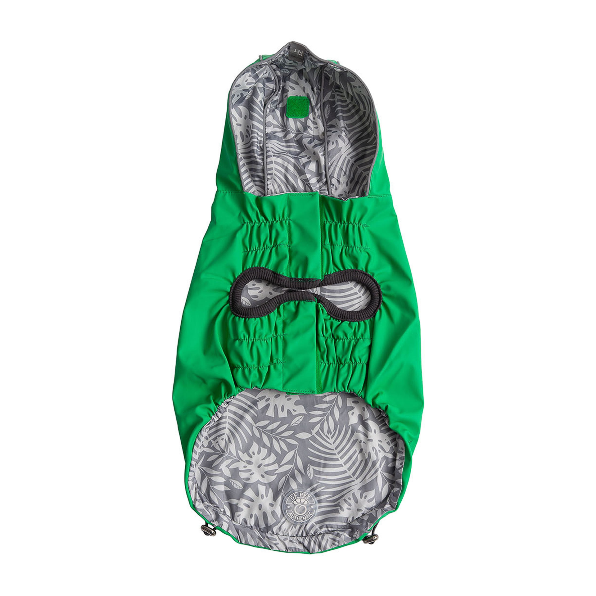 Cosy Pooch Reversible Elasto-Fit Raincoat - Green