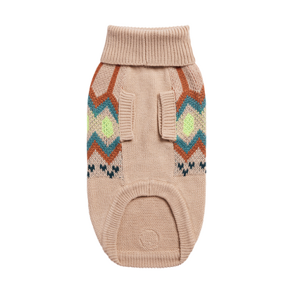 Cosy Pooch Heritage Sweater - Sand