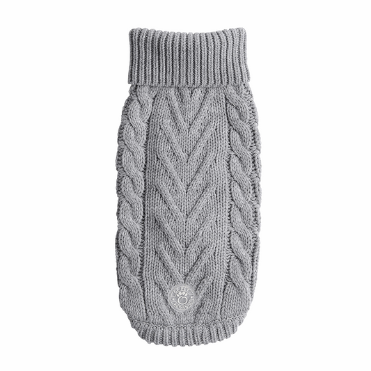 Cosy Pooch Chalet Sweater - Grey