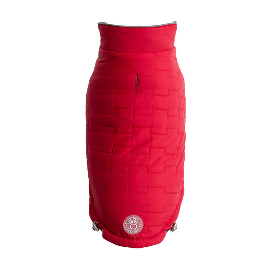 Cosy Pooch Reversible Chalet Jacket - Red
