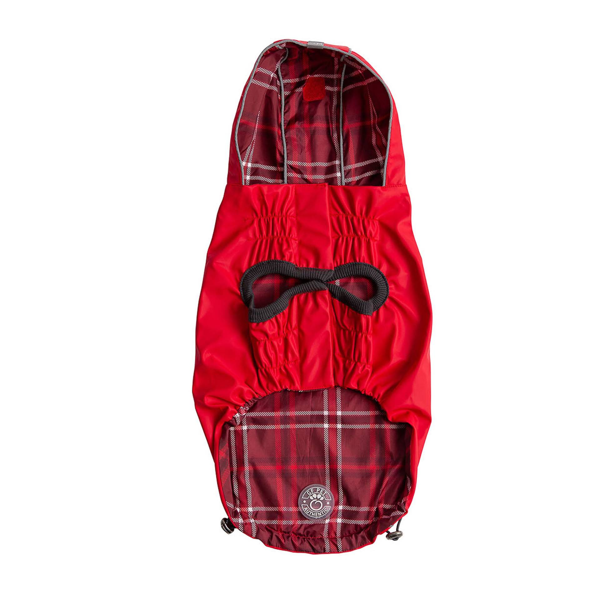 Cosy Pooch Reversible Elasto-Fit Raincoat - Red