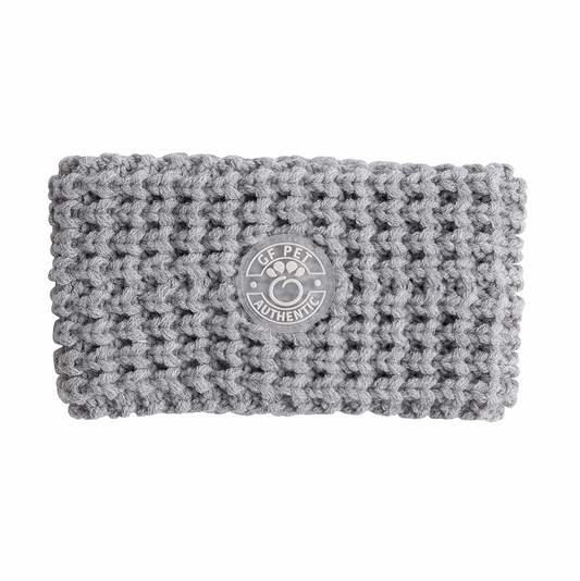 Cosy Pooch Chalet Tube Scarf - Heather Grey