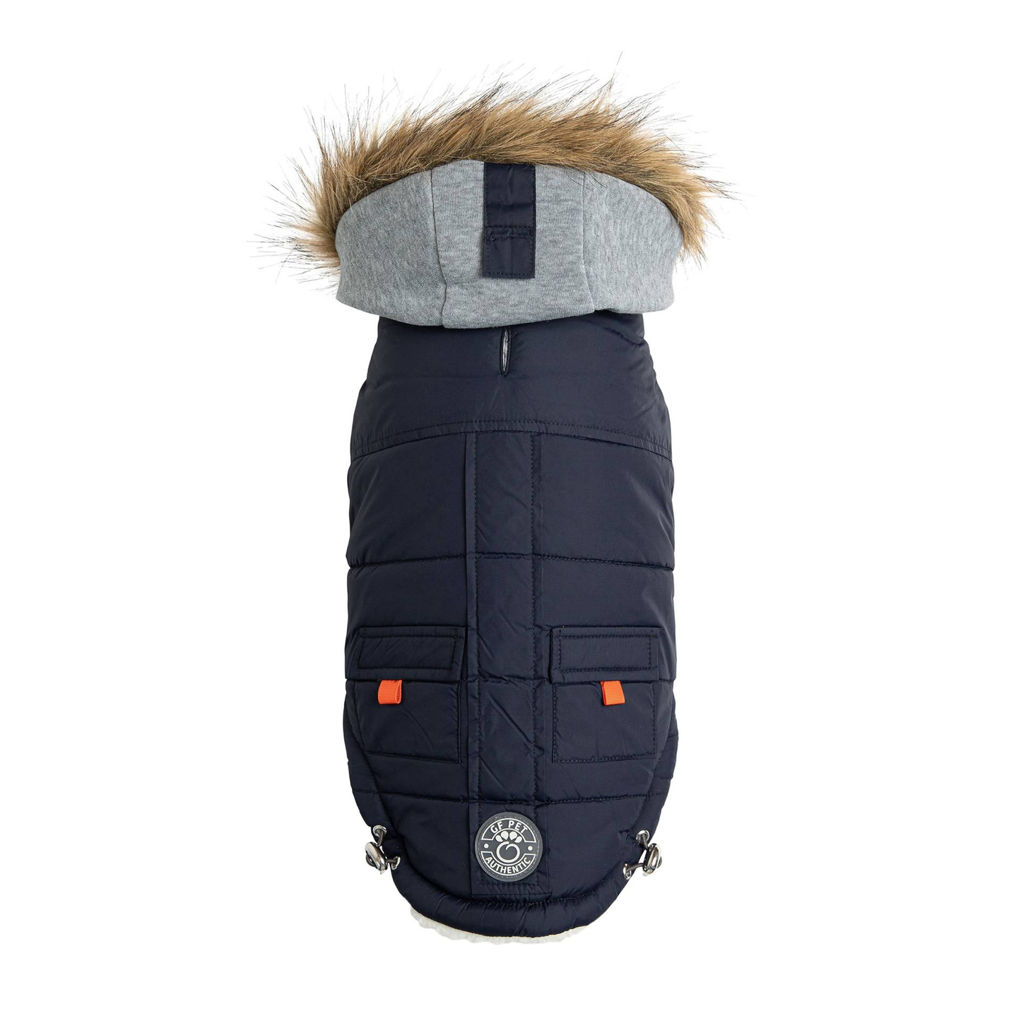 Cosy Pooch Winter Sailor Parka - Navy