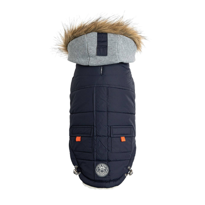 Cosy Pooch Winter Sailor Parka - Navy