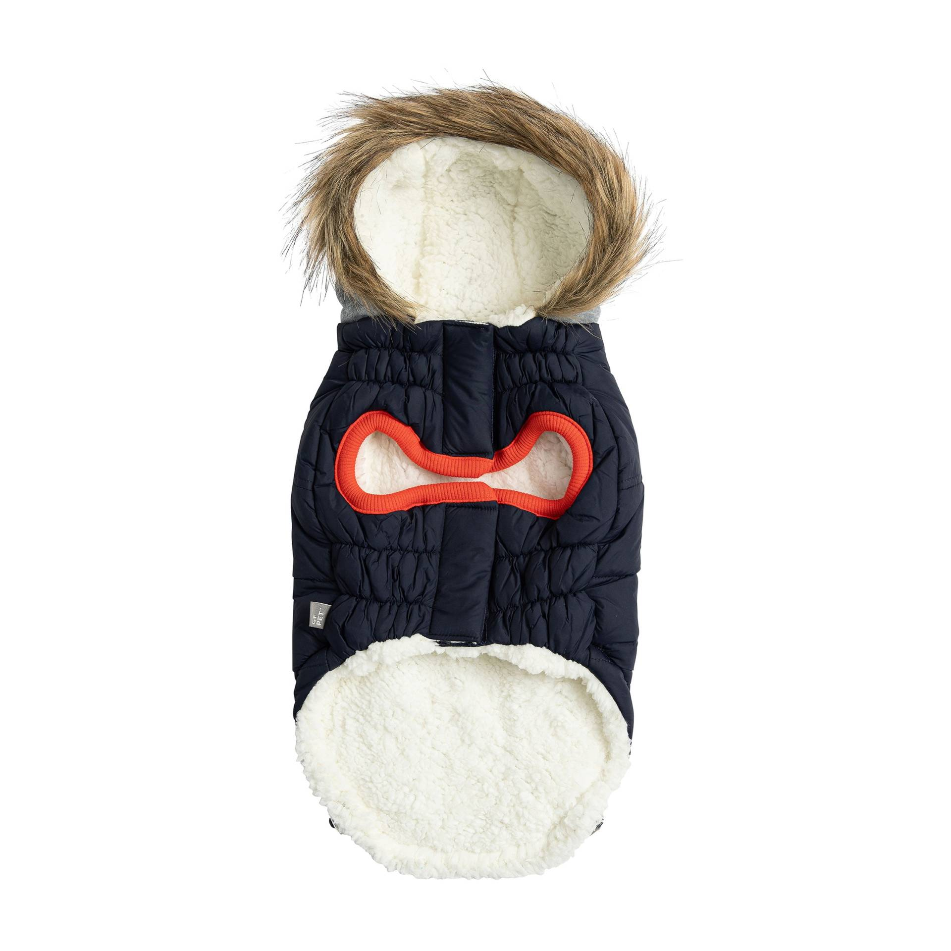 Cosy Pooch Winter Sailor Parka - Navy