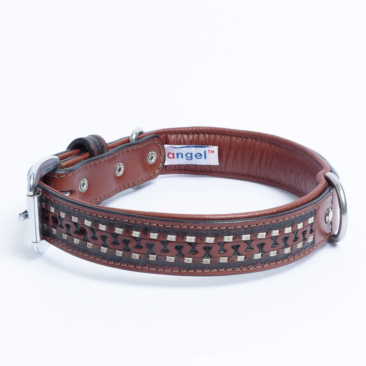 Tulsa Leather Dog Collar Handmade designer Style