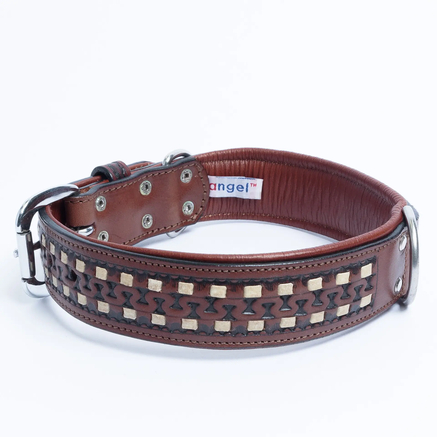 Tulsa Leather Dog Collar Handmade designer Style