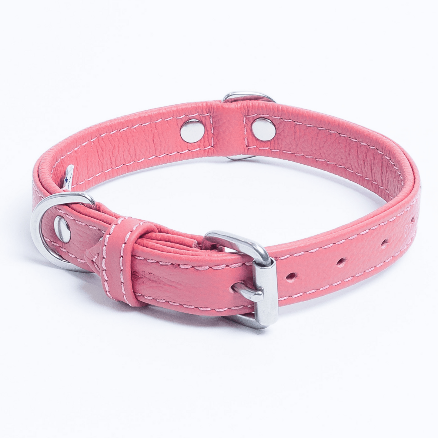  Rotterdam Hearts Leather dog collar