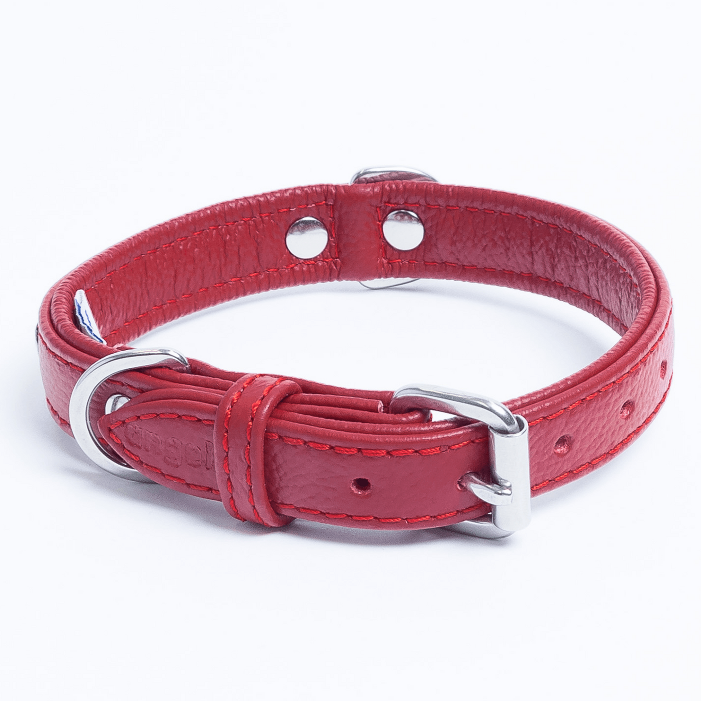  Rotterdam Hearts Leather dog collar