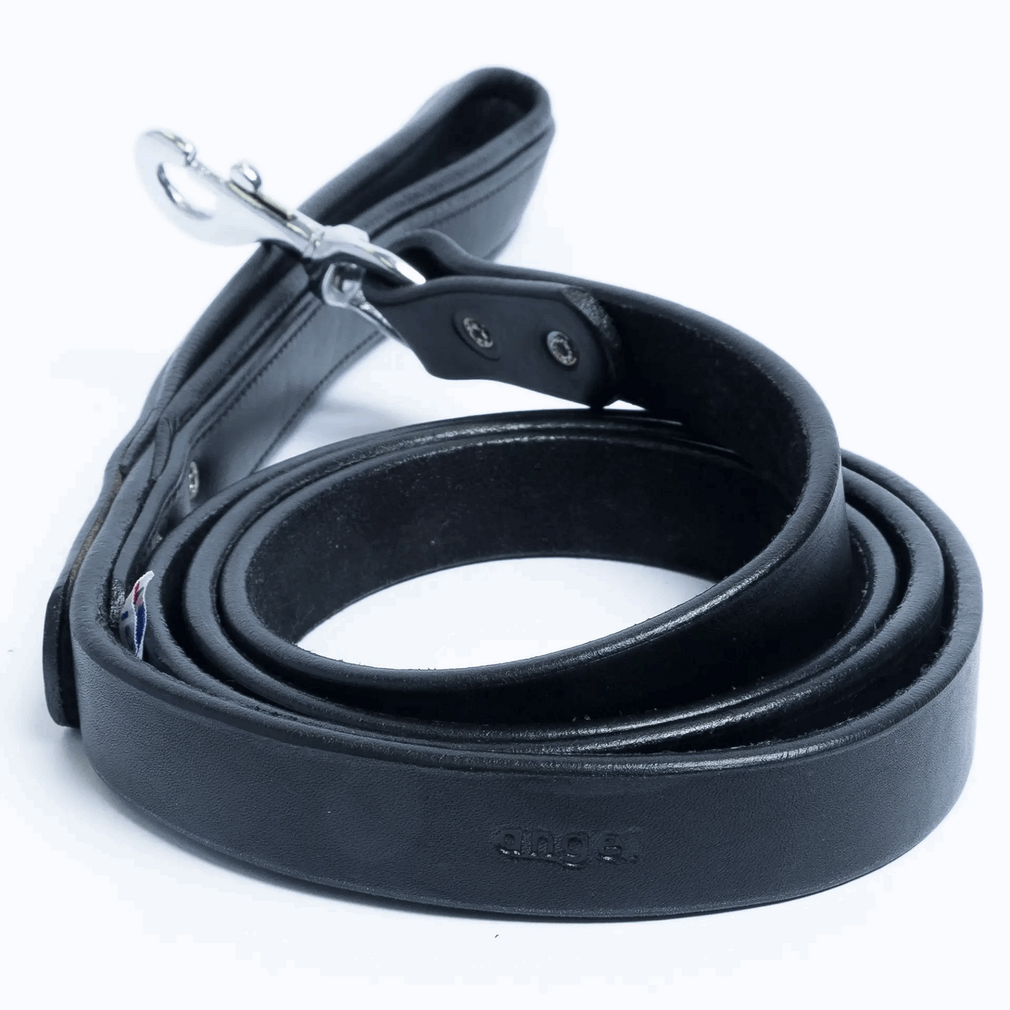 Leather Dog Leash with padded handle