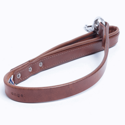 Leather Dog Leash with padded handle