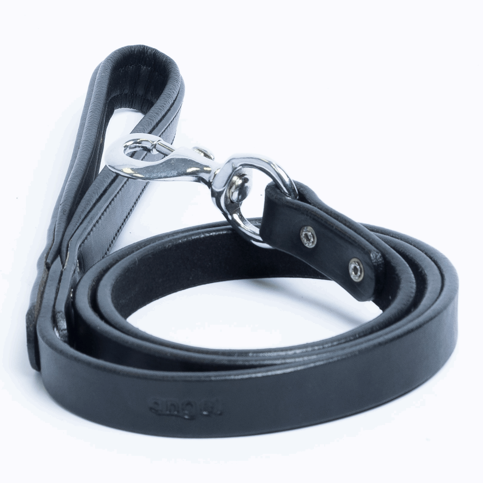 Leather Dog Leash with padded handle