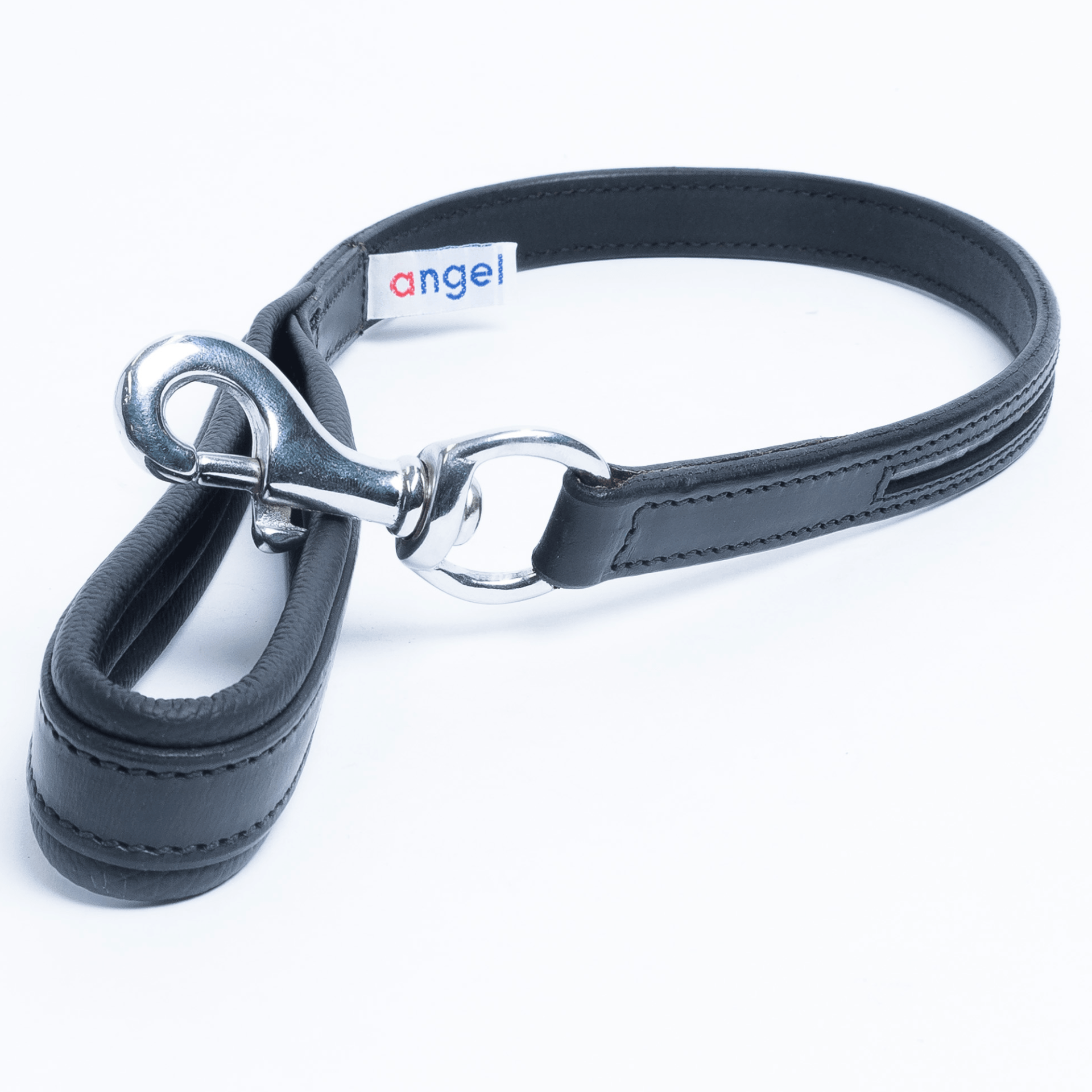 Reflective Leather Dog Leash