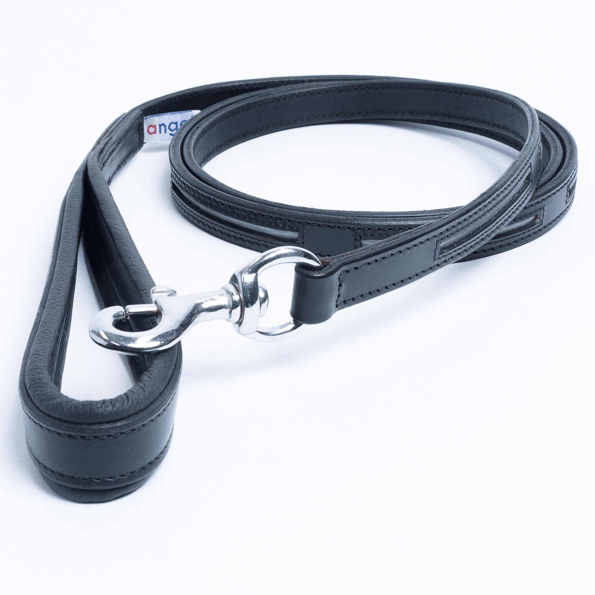 Reflective Leather dog Leash 