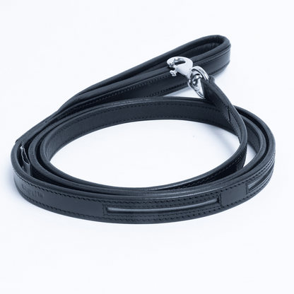 Reflective Leather dog Leash 