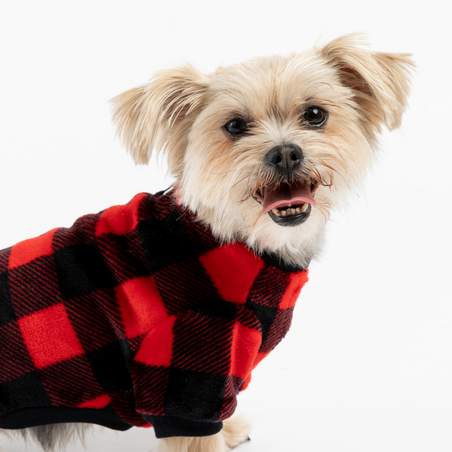 Dog / Parent Pajama Bundle - Plaid Red