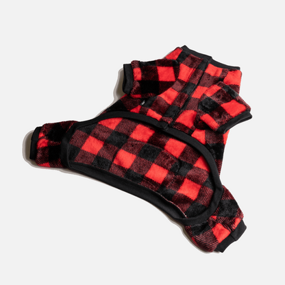 Dog Pajama - Red