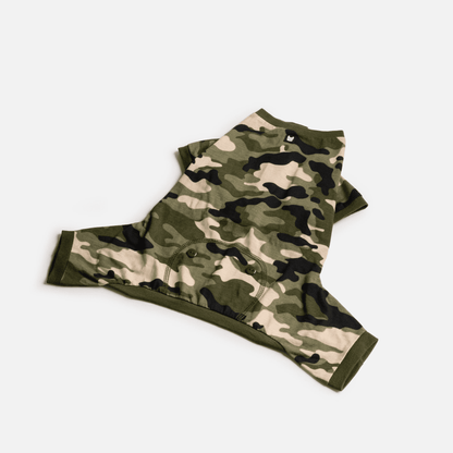 Dog Pajama Onsie - Camo - Casual and comfy Onesie.