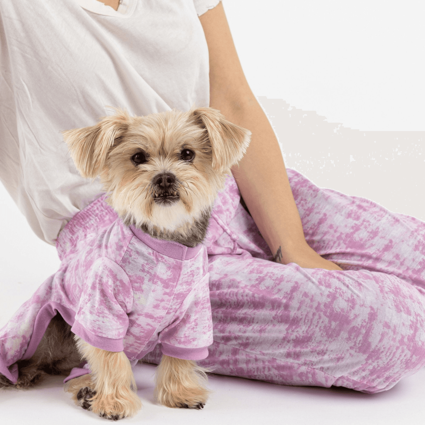 Dog Pajama Onsie - Pink Tie Dye - Comfortable and cute  