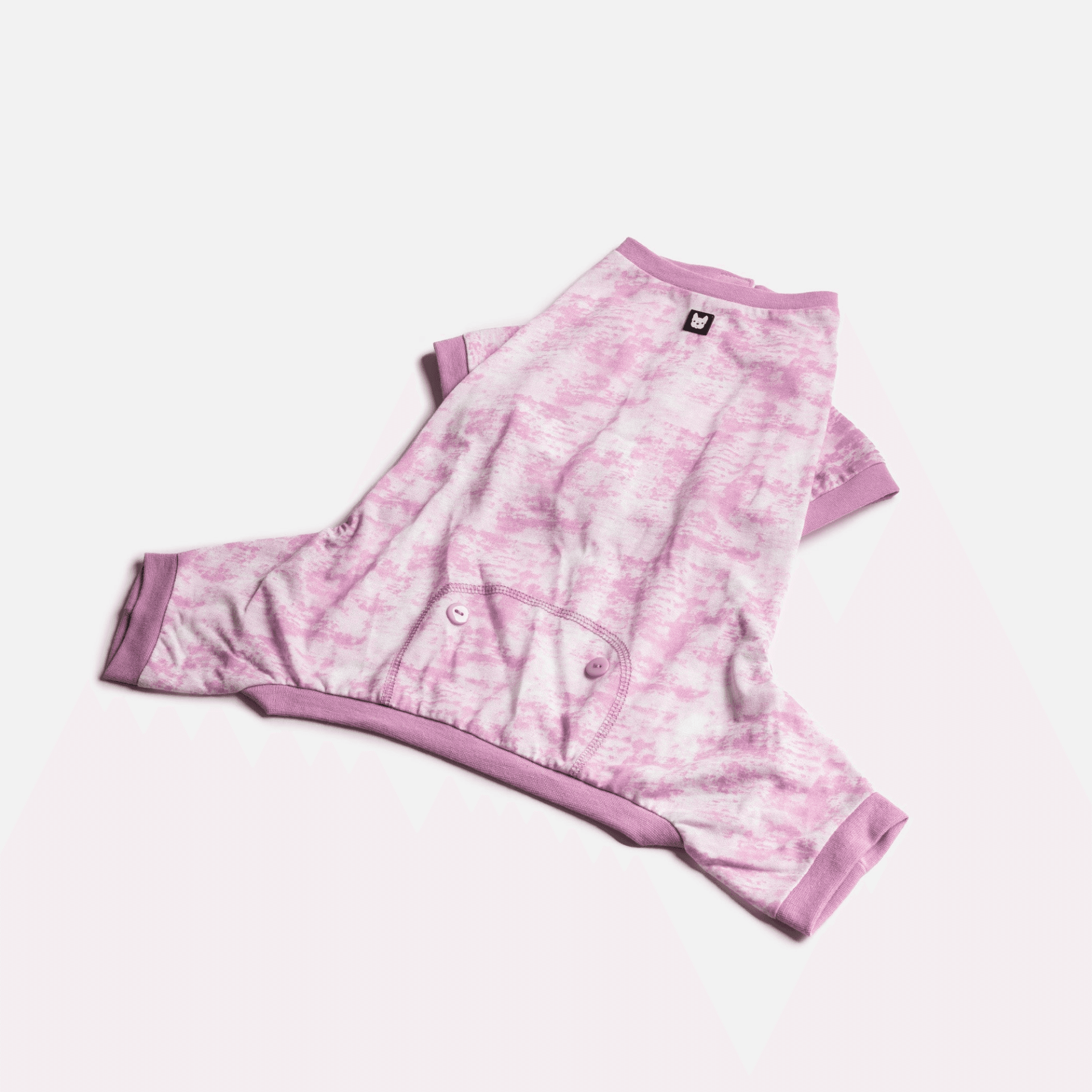Dog Pajama Onsie - Pink Tie Dye - Comfortable and cute  