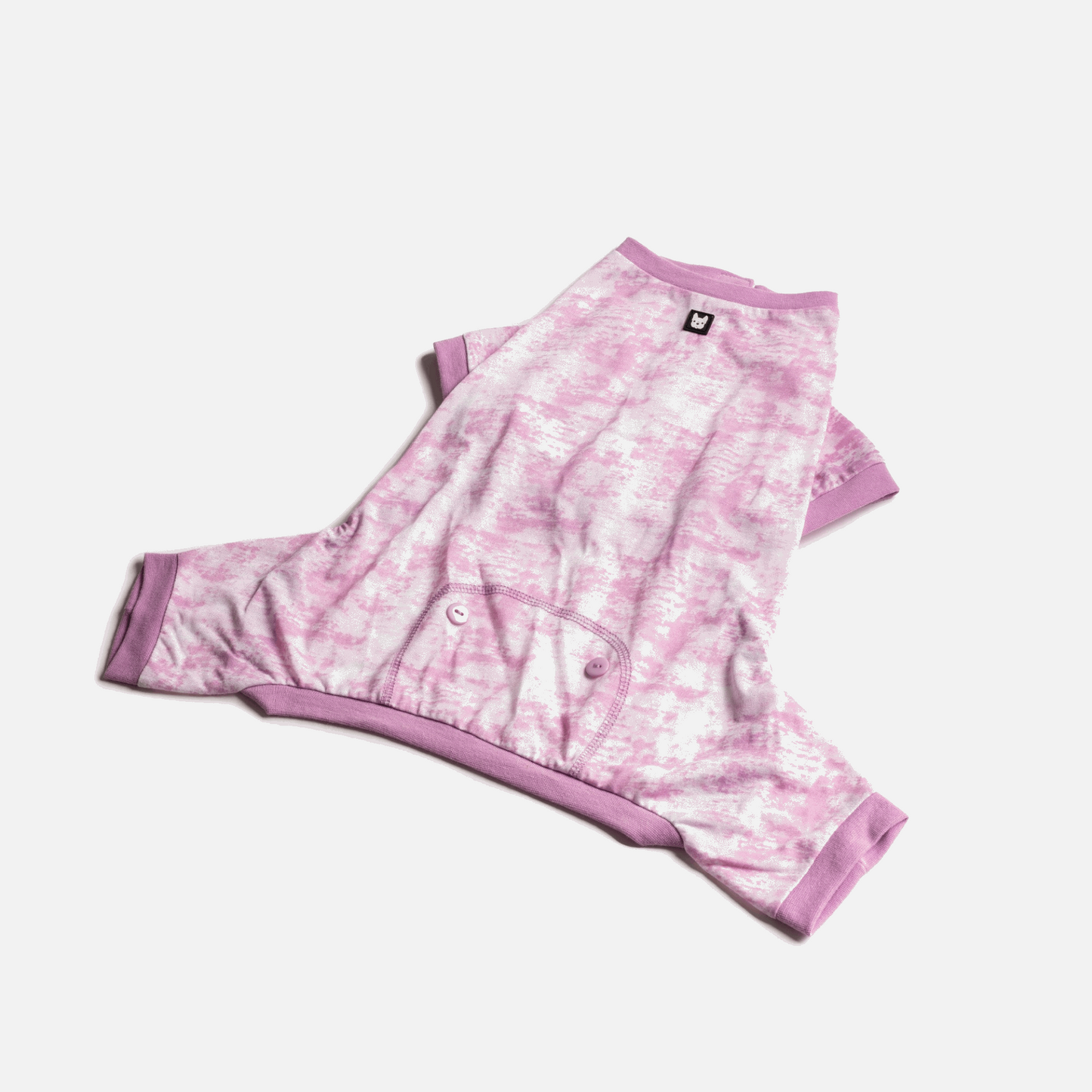 Dog Pajama - Pink Tie Dye