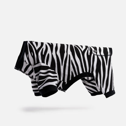 Matching Dog And Owner Pajamas Bundle - Zebra