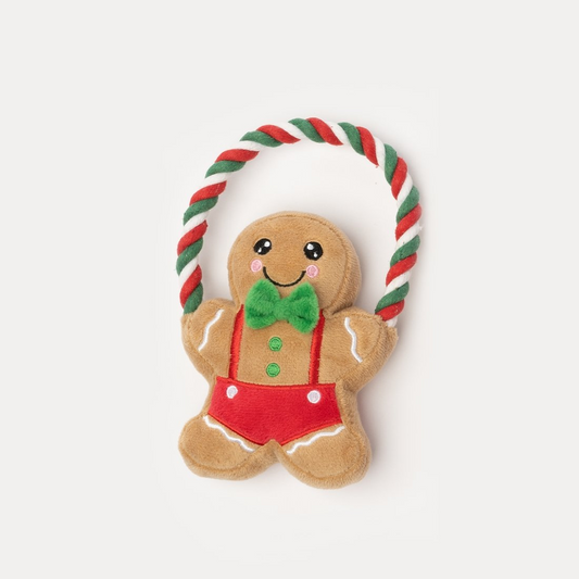 Ginger Bread Man christmas dog toy