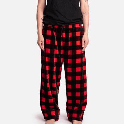 Dog / Parent Pajama Bundle - Plaid Red