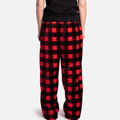 Dog / Parent Pajama Bundle - Plaid Red