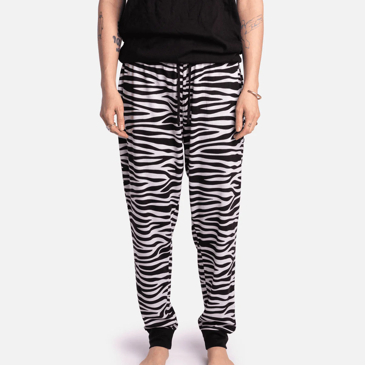 Matching Dog And Owner Pajamas Bundle - Zebra