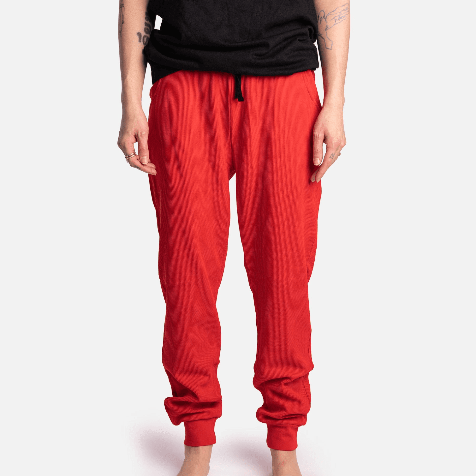 Matching Dog And Owner Pajamas Bundle- Red