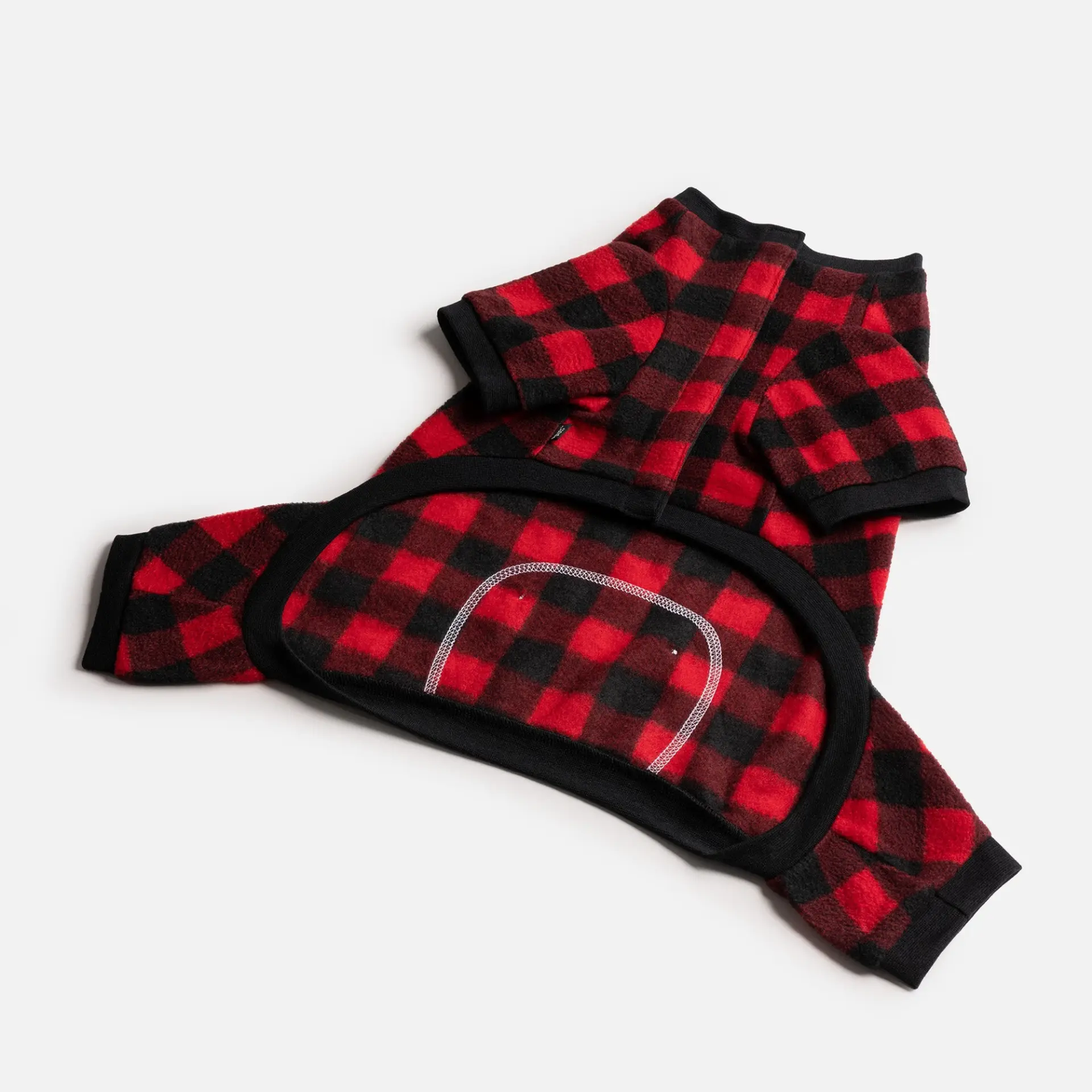 Dog / Parent Pajama Bundle - Plaid Red