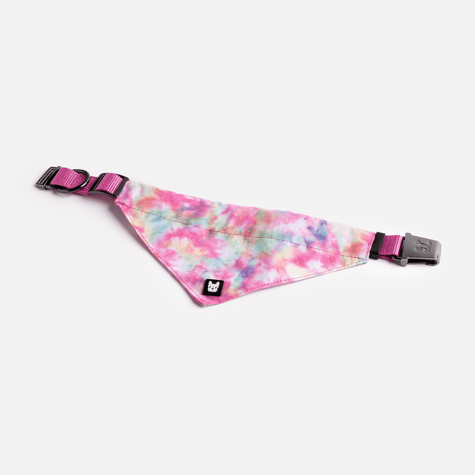 Poplin Bandana Dog Collar - Pink Tie Dye - Unique Designs