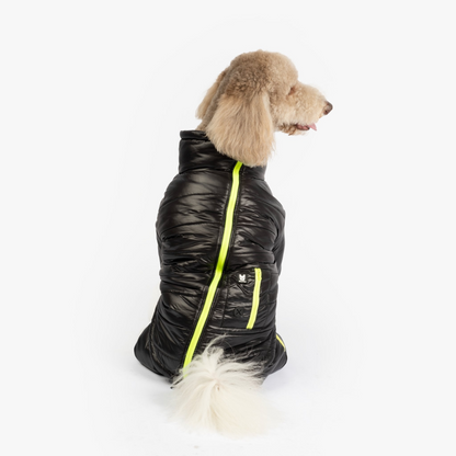 Whistler Full Body Dog Snowsuit - Black