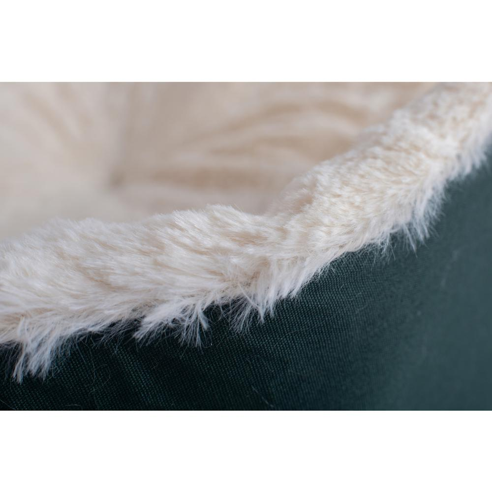  Laurel Green and Ivory Structured Dog bed - small