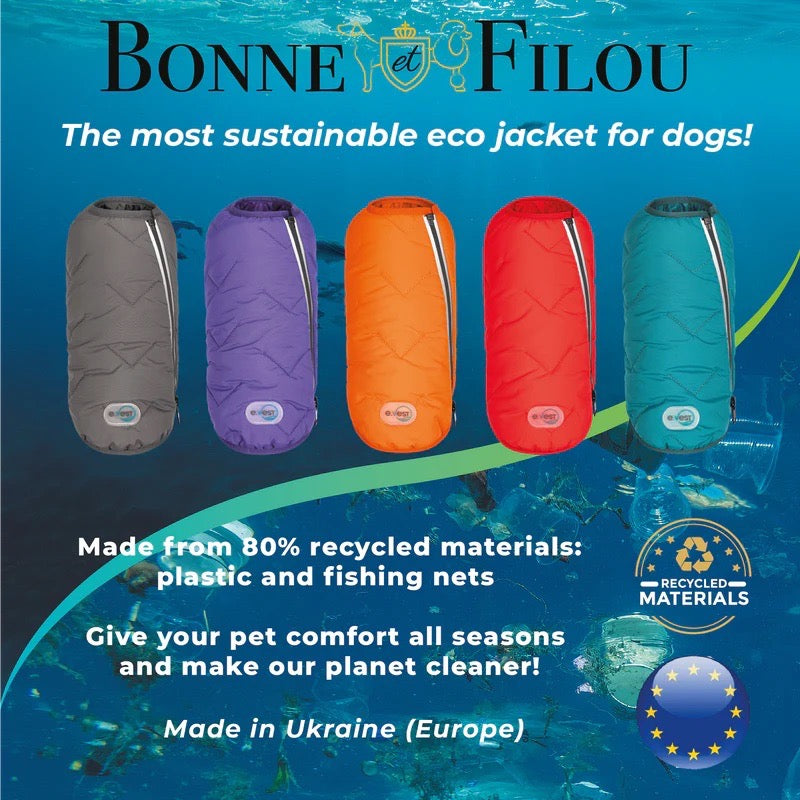 Eco-friendly dog jacket