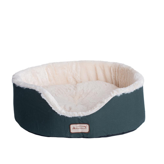  Laurel Green and Ivory Structured Dog bed - small