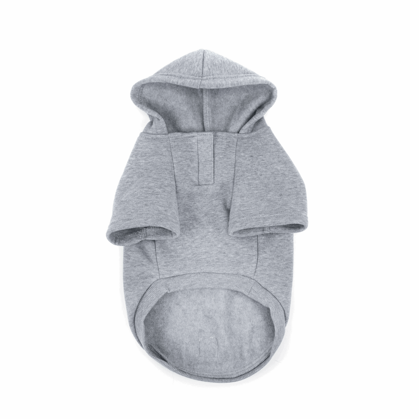 Cosy Pooch Brave Bark Hooded Dog Fleece - Heather Grey