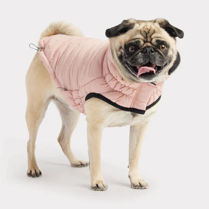 Reversible Chalet Dog Jacket - Pink